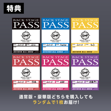 画像をギャラリービューアに読み込む, バックステージパスステッカー