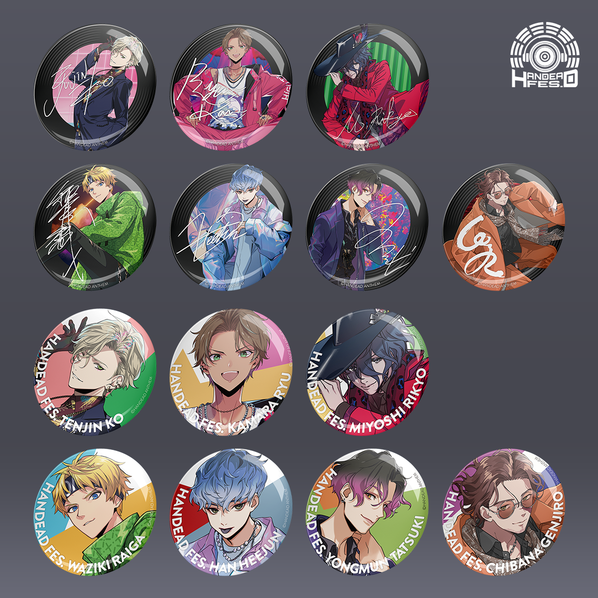 トレーディングHANDEAD FES.缶バッジ – Nizistore ニジストア