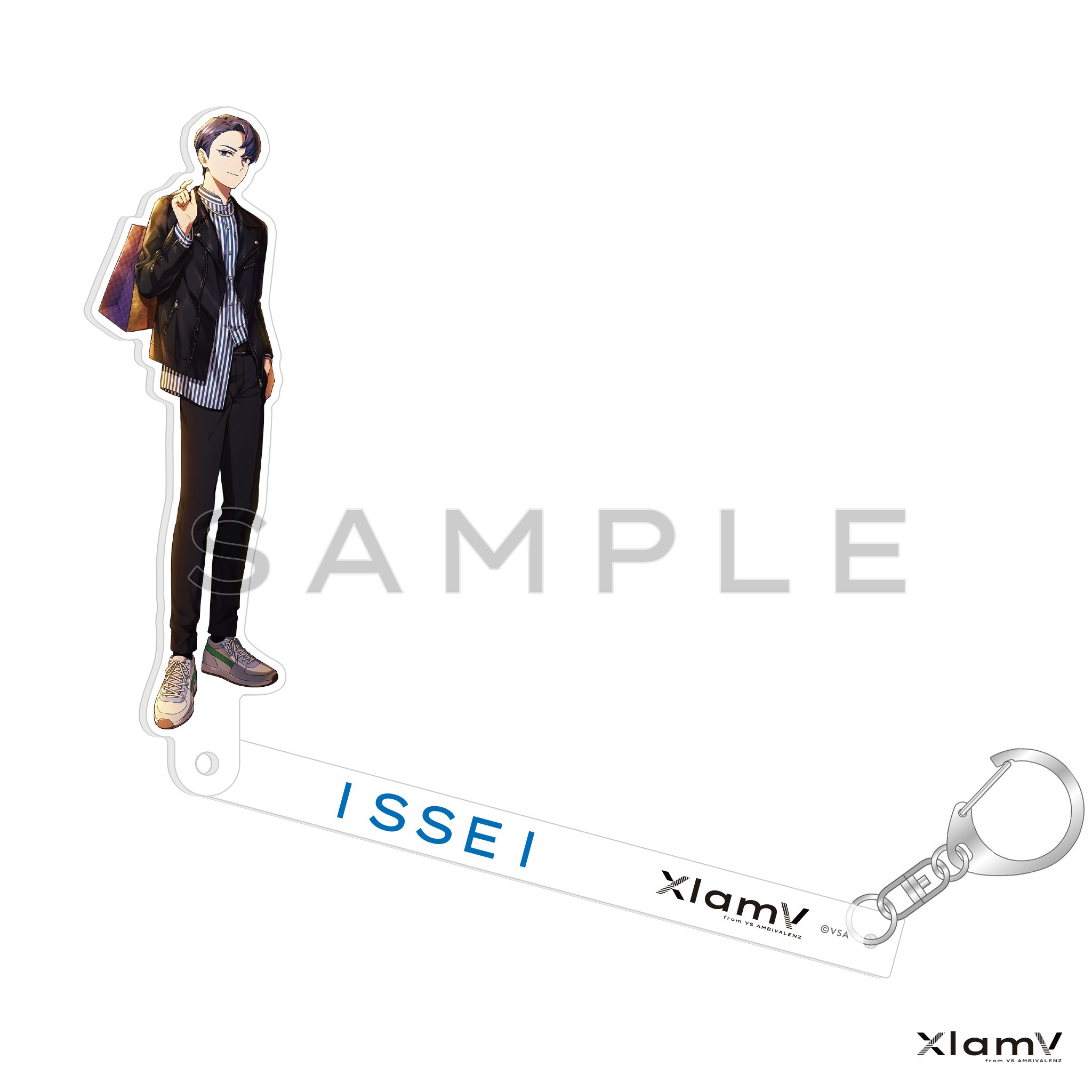ichi(*☻-☻*)様 XlamV スナップショット アクリルおさんぽスティック ISSEI